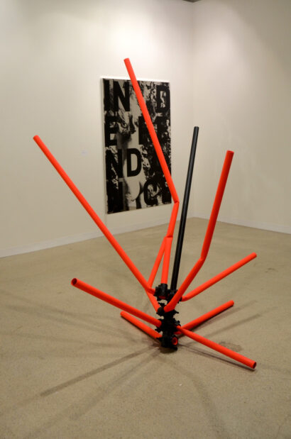 Gilberto Zorio bei der Galeria Pedro Cera an der Art Basel 2013. Foto: Claudius Krucker | artagenda.com