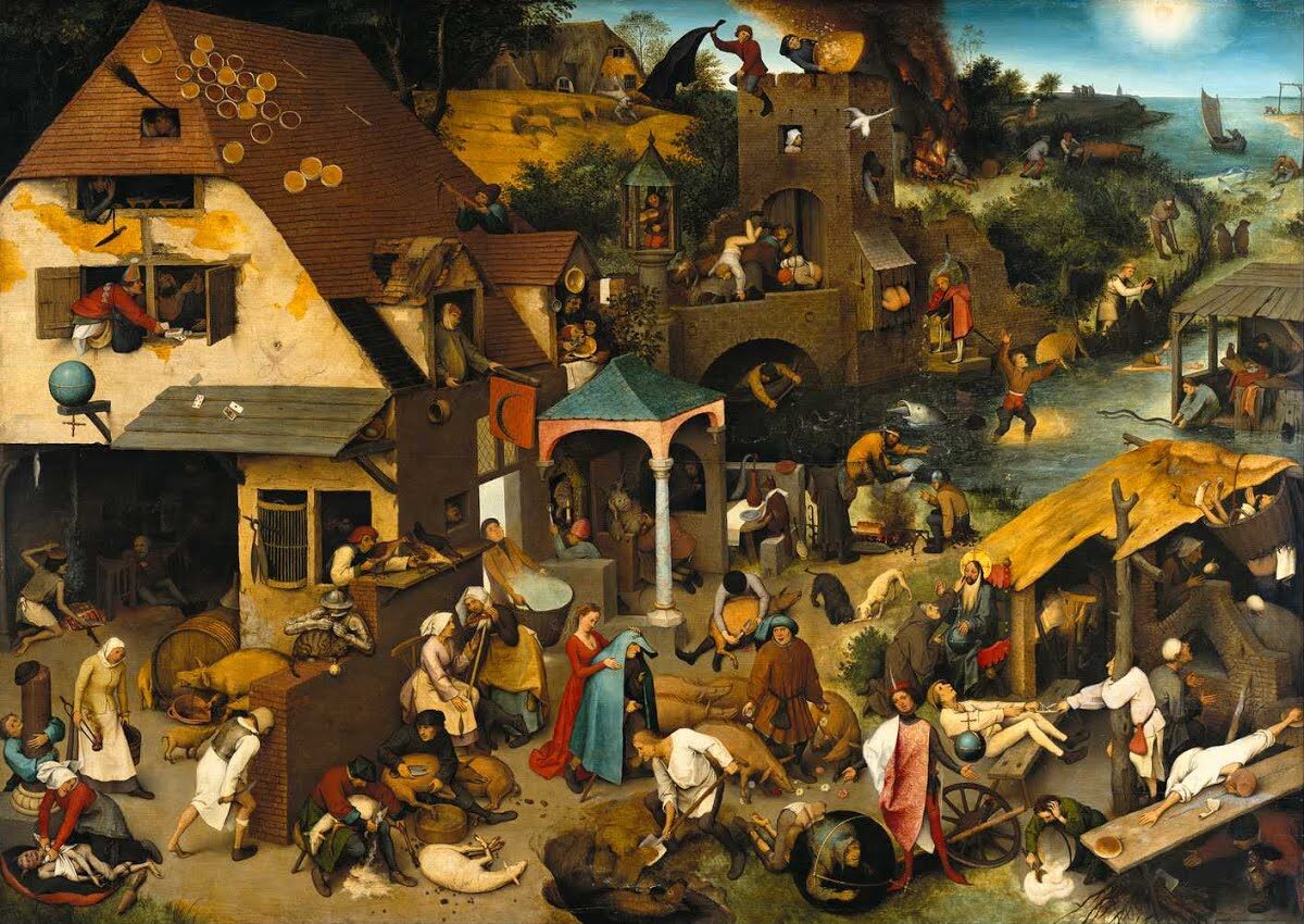Pieter Bruegel der Ältere: Die niederländischen Sprichwörter