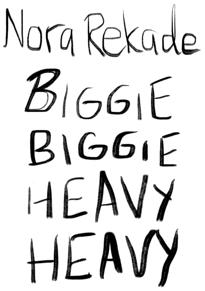 Nora Rekade: Biggie Biggie Heavy Heavy – Städtische Ausstellung im Lagerhaus St.Gallen