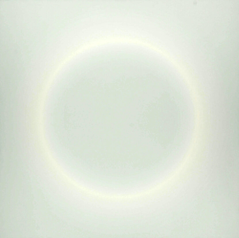 Peter Somm, Ohne Titel (Nr. 723), 1997/2000, Acryl auf Baumwolle, 110 x 110 cm